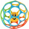 TEDDIES Lopta s hrkálkou farebný plast 15cm