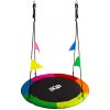 Záhradný hojdací kruh s vlajkami 90 cm AGA MR1190Flag-6C - štvorfarebný