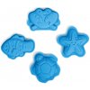 Bigjigs Toys Silikonové formičky modré Ocean