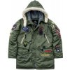 ALPHA INDUSTRIES Bunda N3-B Patch - sage green (178146/01)