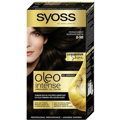 Syoss Oleo Intense farba na vlasy Čiernohnedý 2-10 50 ml