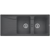Blanco Sona 8 S granitový drez 116x50 cm sivá/grafitová/ónyxová 519699