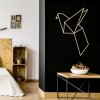 Nástenná nálepka v štýle origami s motívom vtáka, HD107 XL