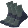Zulu Merino Allseason 3-pack ponožiek zelená
