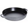 Staub Servírovacia liatinová panvica grafitová sivá 26 cm