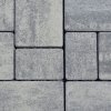 Semmelrock Toscana kombi 8 cm, Farby sivo-čierna