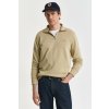 MIKINA GANT REG SHIELD HALF ZIP SWEAT WOODY BEIGE
