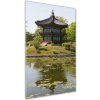 Vertikálny foto obraz akrylový do obývačky Japonský park 50x100 cm