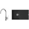 K-StrongSinks S3 Set drez Zala 860x500mm granit čierna + Batéria Rhona chrom