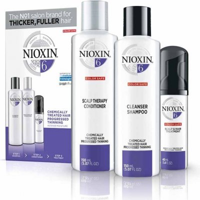 Nioxin 3D Care System 6 třífázový systém pro výrazně řídnoucí středně silné až silné vlasy 340 ml