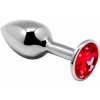 Alive Mini Metal Butt Plug Anal Pleasure Red L