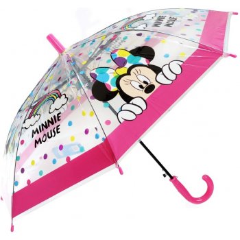 Minnie mouse deštník dívčí průhledný růžový od 6,49 € - Heureka.sk