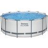 Bazén Bestway® Steel Pro MAX, set, 3,66 x1,22 m, rebrík, filtračné čerpadlo, f. vložka, kryt bazéna, opravná záplata