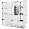 Modulárna skriňa HÖGLER ELEGANCE 16 modulov 144 x 144 x 37 cm (Priestranný modulárny organizér na oblečenie, obuv, hračky a domáce potreby)