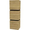 Závesná skrinka do kúpeľne Devo Viva 2.0 ľavá orechovec prírodná 40 x 12,7 x 35 cm VV2-S3DL40x35-P71