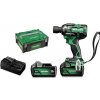 HiKOKI - 18V AKU rázový uťahovač, 2x 5,0 Ah Li-Ion, nabíjačka WR18DHWPZ