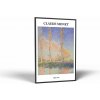 Claude Monet Claude Monet - Poplars | Obraz Vintessia v ráme Rozmery obdĺžnik: 40x60, Rám: Čierny matný-alu