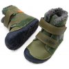D.D.Step D.D.Step DETSKÉ BAREFOOT ZIMNÉ TOPÁNKY 073 EMERALD
