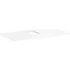 Hansgrohe Xelu Qdoska 98 x 55 x 1,6 cm biela vysoký lesk 54121050