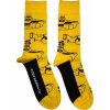 The Beatles Ponožky Sub Outline Repeat Yellow 36-40