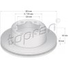 Brzdový kotúč TOPRAN - Hans Pries GmbH 111 653