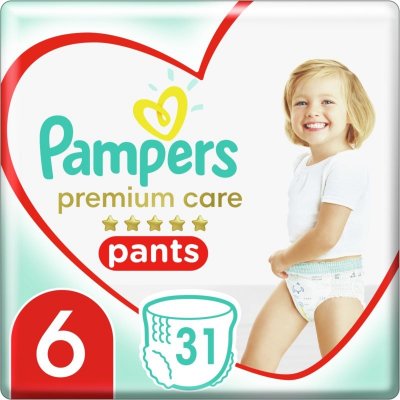 Pampers Premium Care Pants Extra Large Size 6 jednorazové plienkové nohavičky 15+ kg 31 ks