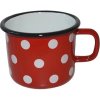 Metalac Hrnček červený s odrážkou 500 ml