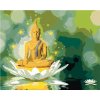 Zuty – Maľovanie Podľa Čísel – Zlatý Buddha V Bielom Lotose, 80 × 100 cm, Plátno 8596530080145