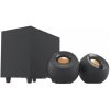 Creative PEBBLE PLUS stolné 2.1 reproduktory so subwooferom a USB napájaním, čierne 51MF0480AA000
