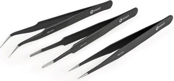 Púzdro iFixit Precision Tweezers Set Pro sada 3 pinziet