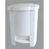 MERIDA Odpadkový Kôš otváraný nožným pedálom biely 28 l KAB404