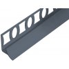 VP8 sanitárna vaňová lišta ACARA, PVC grafit, 9 mm, 2,5 m