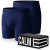 Calm B BOXERKY TMAVOMODRÉ 2-PACK Velikost: M
