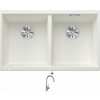 Blanco SUBLINE 350/350 U biela 523578 + Blanco MIDA-S chróm 521454