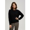 Sweater with decorative fabric čierna L Moodo 5904152425139