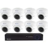 Securia Pro IP kamerový systém 8MPx NVR8CHV8-W DOME Nahrávanie: 8TB disk
