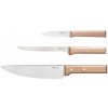 OPINEL 001838Trio Parallele súprava kuchynských nožov 3ks, bukové drevo