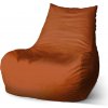 Sablio Sedací vak Bean Cihlově oranžová - 60 x 70 x 70 cm
