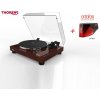 Thorens TD 202 Walnut + Ortofon 2M RED (Audiofilský gramofón pre náročných poslucháčov so vstavaným Phono MM predzosilňovačom a USB)