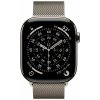 Apple Watch Series 11 GPS + Cellular 46mm Prírodný titán s prírodným milánskym ťahom - S/M (MFCY4WF/A)