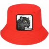 Versoli Univerzálny obojstranný klobúk červeno čierny