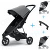 Thule set 4v1 Spring Black / Grey Melange 2024 + pláštenka + ochranná sieť + madlo