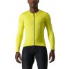 Castelli Fly LS, Sulphur Veľkosť: XXL Pánsky, ľahučký, jemne zateplený dres s dlhým rukávom
