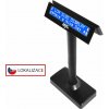 Zákaznícky displej Virtuos LCD FL-730MB 2x20, serial, čierny (EJG0004)