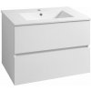AQUALINE PANEDA umývadlová skrinka 74,5x55x45,2cm, biela PN275