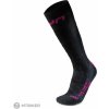 UYN SKI TOURING ONE BIO dámske ponožky, black/pink yarrow EU 39-40