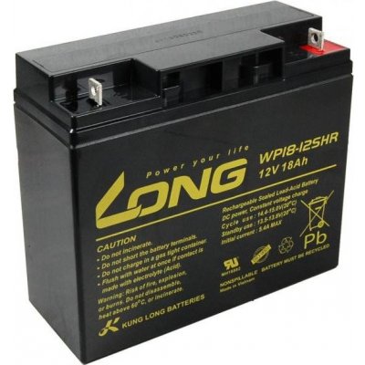 Batéria pre záložné zdroje Long 12V 18Ah olovený akumulátor HighRate F3 (WP18-12SHR) (PBLO-12V018-F3AH)