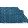 Lifeventure Printed SoftFibre Trek Towel Recycled Navy 150 x 90 cm