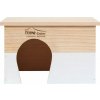 Zolux Home Color Domček drevený pravouhlý L 17,5 x 28 x 23 cm