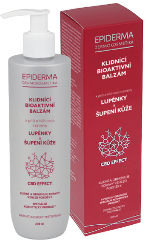 Epiderma bioaktívny CBD balzam pri lupienke 300 ml